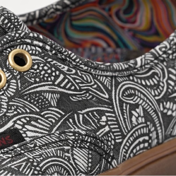 Vans Authentic Custom / Artist Print Canvas Sneakers - Picture 2 of 4